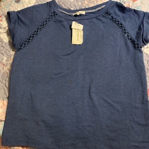 Retrology top with crochet detail